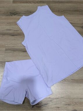 Lululemon Align 4” shorts in Lavender Frost (shorts only)